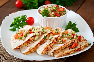 National Quesadilla Day at El Molcajete